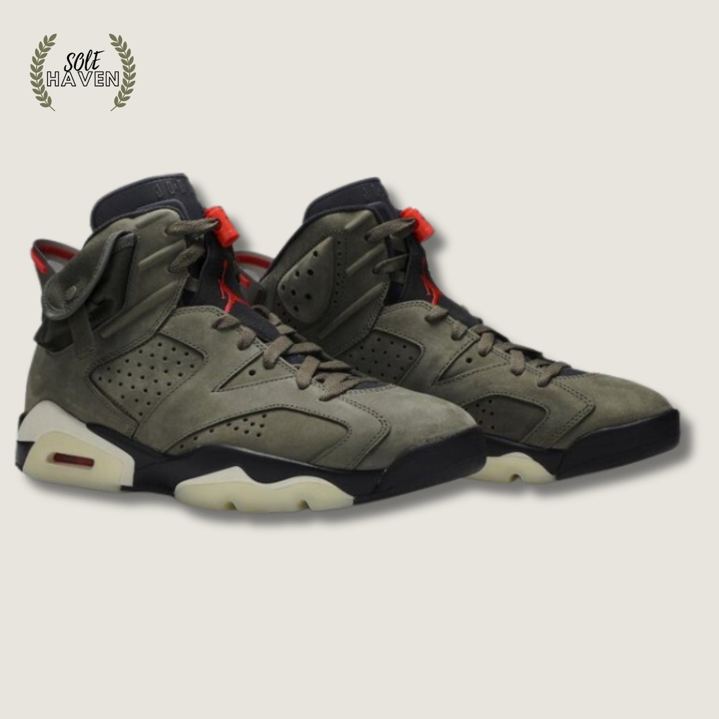 Travis Scott x Air Jordan 6 Retro 'Olive' - Sole HavenShoesNike