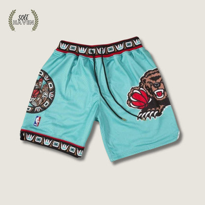 Vancouver Grizzlies Classic Basketball Shorts - Sole HavenShortsJust Don