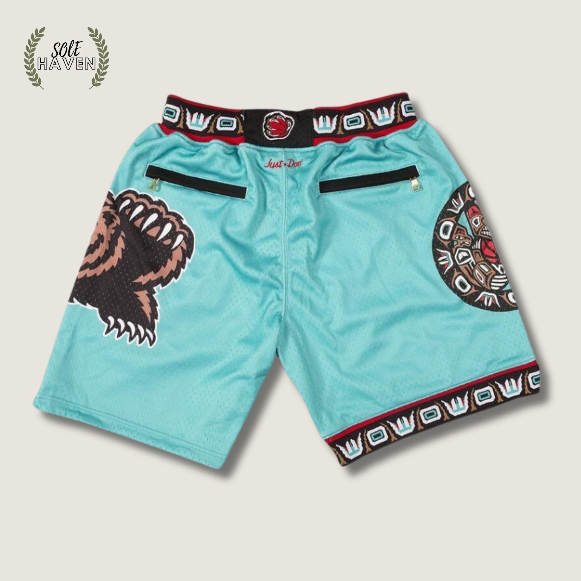 Vancouver Grizzlies Classic Basketball Shorts - Sole HavenShortsJust Don